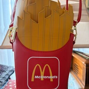 Loungefly Red and Gold McDonald's Fries Novelty Bag